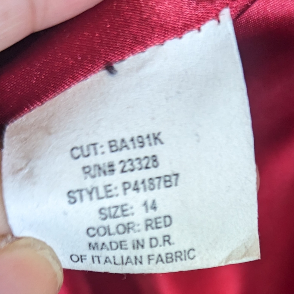 Red Pendleton Coat With Hood - image 6